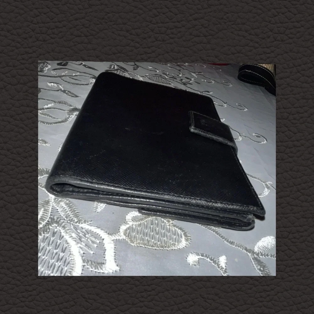 Prada Black Saffiano Leather Wallet Clutch - Picture 3 of 10